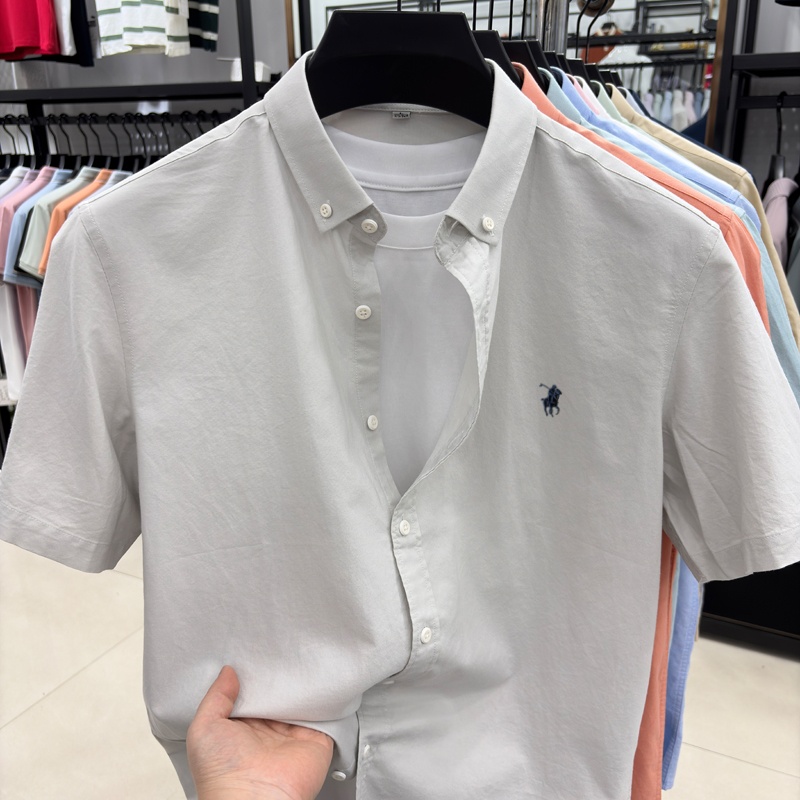 Golf Equipment Wholesale - High end 100%cotton short sleeve shirt