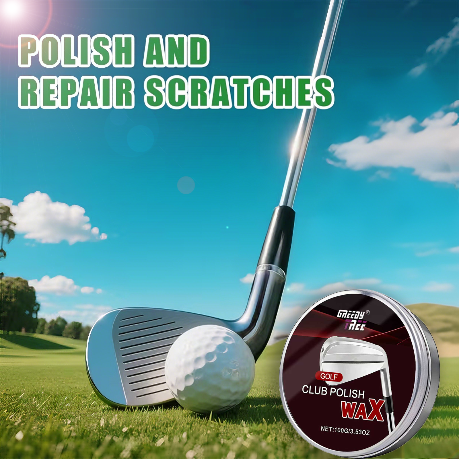 Golf Equipment And Gear - Professional golf club polishing wax -