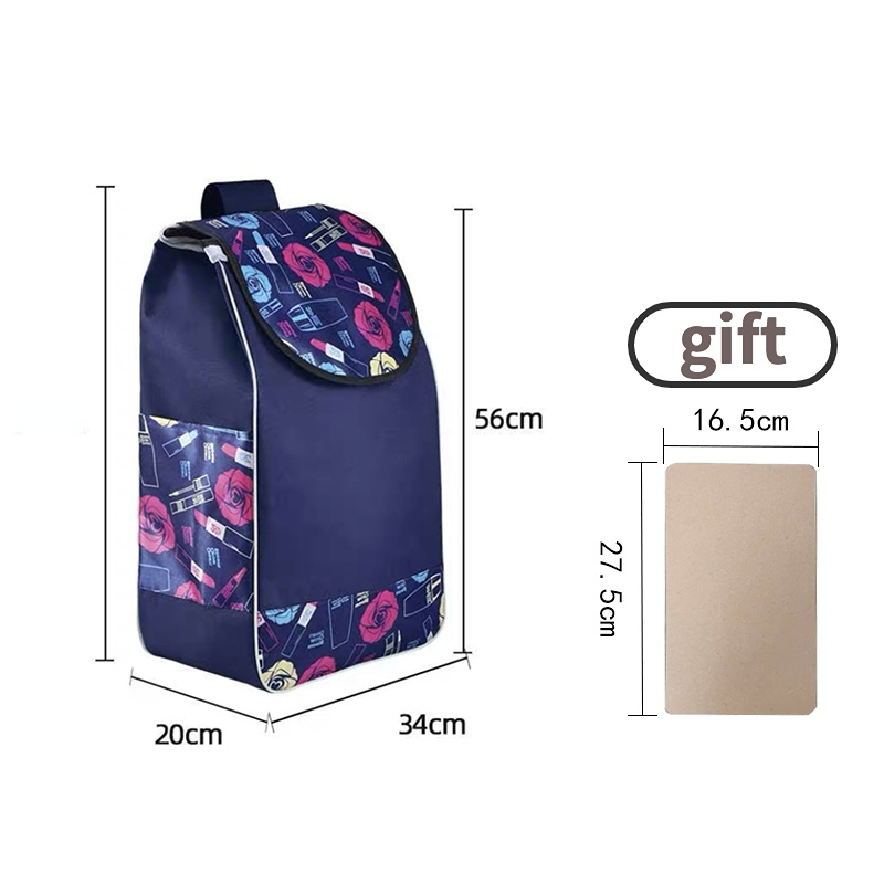Pull Cart Fold - Universal Waterproof Shopping Cart Bag for