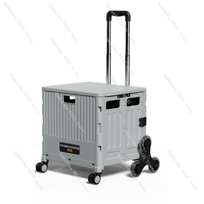 Pull Cart Fold - Household Multifunction Folding Shopping Cart Lightweight