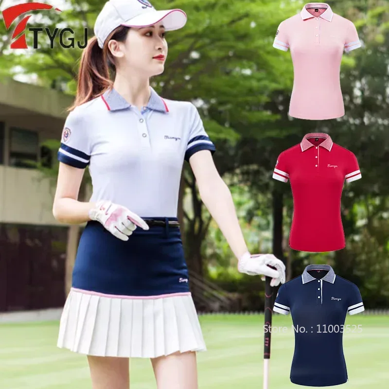 Ttygj Golf Shirt Women's Summe – Golf Equipment Women Bewertung und Preis