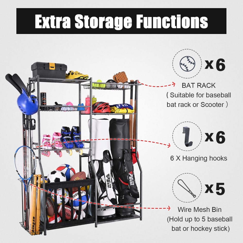 Garage Sports Equipment Storag – Golf Equipment Garage Storage Bewertung und Preis