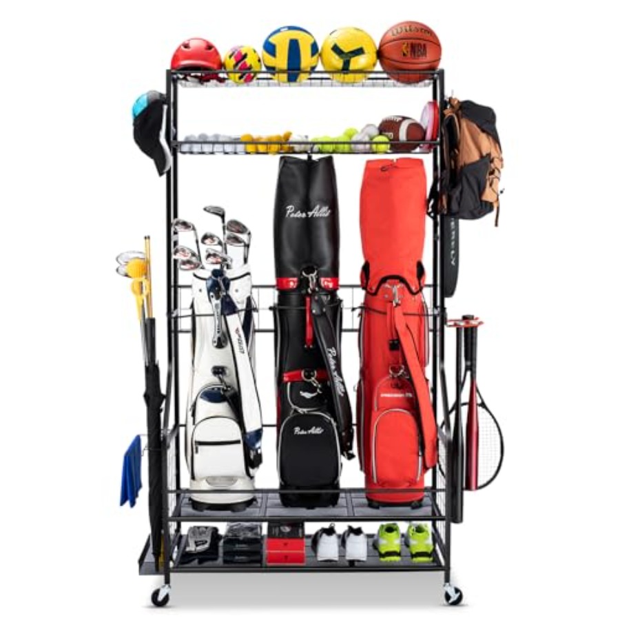 Golf Bags Storage Garage Organ – Golf Equipment Garage Storage Bewertung und Preis