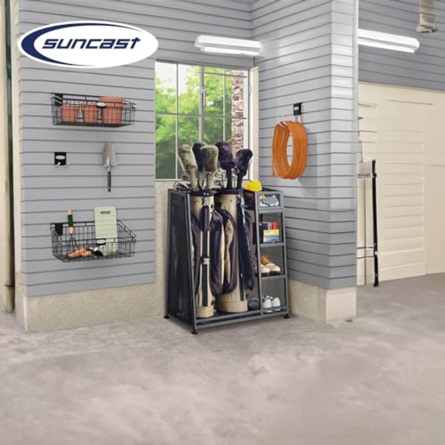 Heavy-duty metal golf bag and  – Golf Equipment Garage Storage Bewertung und Preis