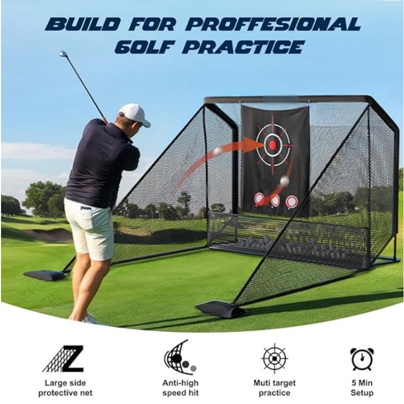 Golf Practice Net Swing Traini – Practice Net Hitting Bewertung und Preis