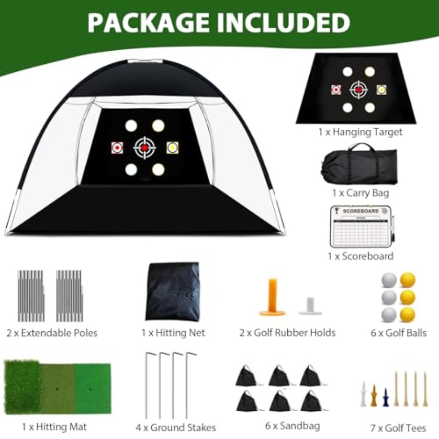Golf Net, 10x7 Ft Practice Hit – Practice Net Hitting Bewertung und Preis