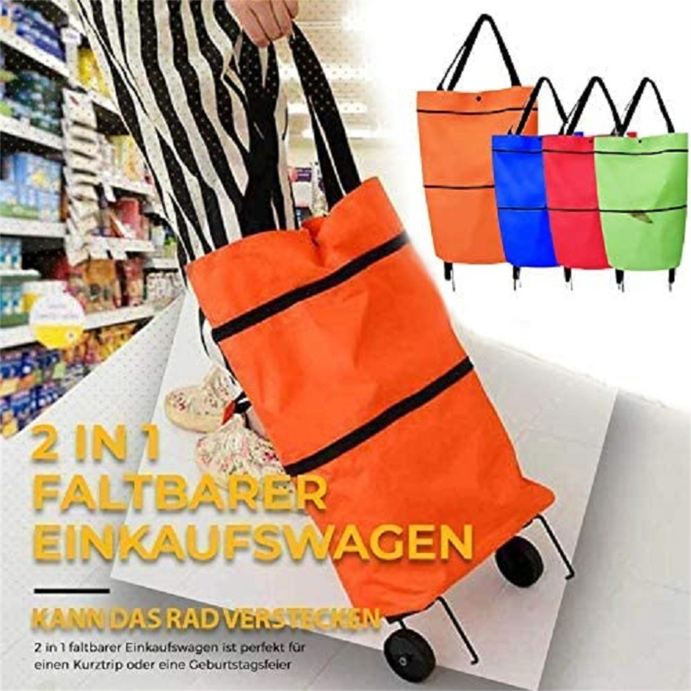 Small Pull Cart Portable Shopp – Pull Cart Fold Bewertung und Preis
