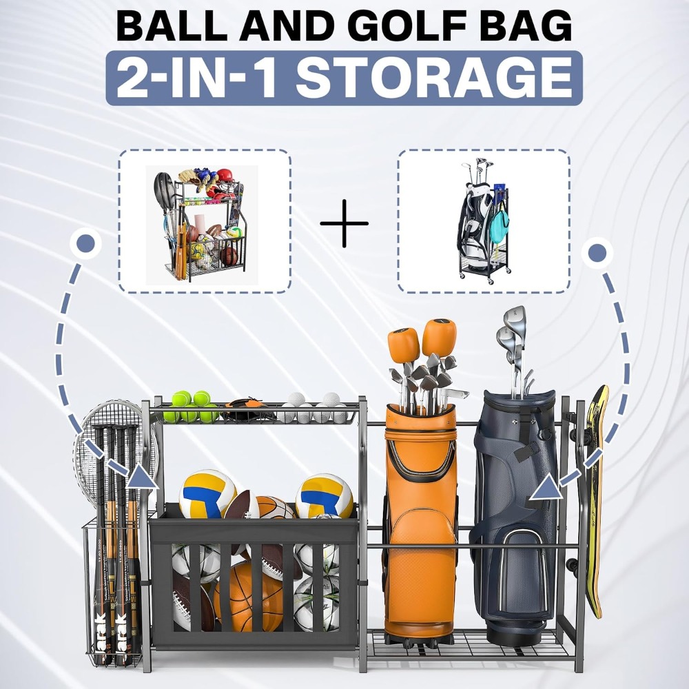Garage Sports Equipment Organi – Golf Equipment Garage Storage Bewertung und Preis