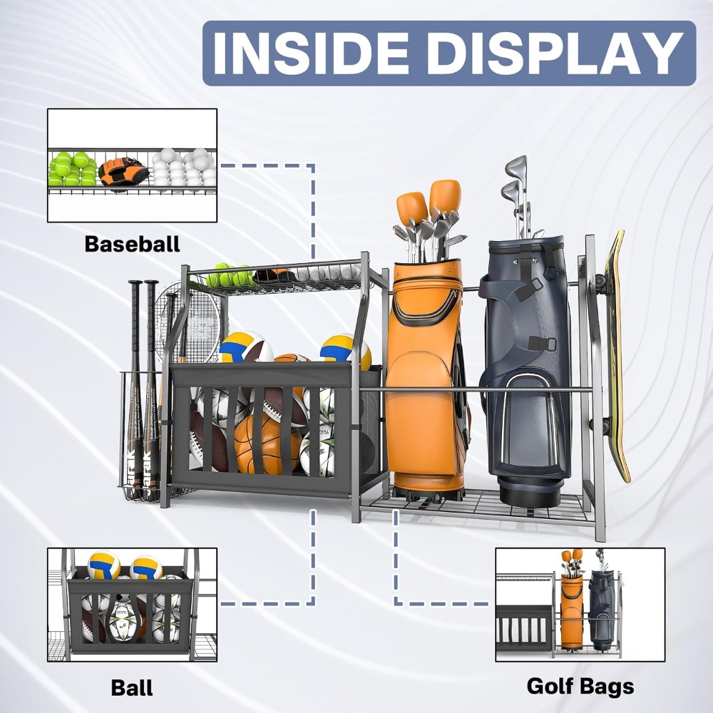 Garage Sports Equipment Organi – Golf Equipment Garage Storage Bewertung und Preis