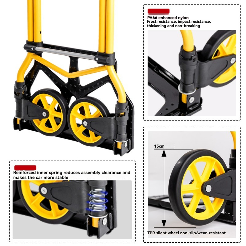 Folding Hand Truck Portable,Li – Pull Cart Fold Bewertung und Preis