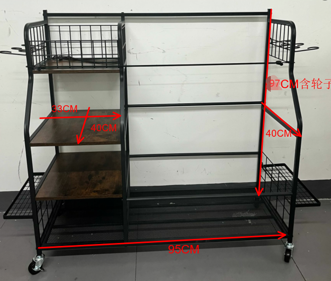 Rolling Golf Storage Rack Gara – Golf Equipment Garage Storage Bewertung und Preis