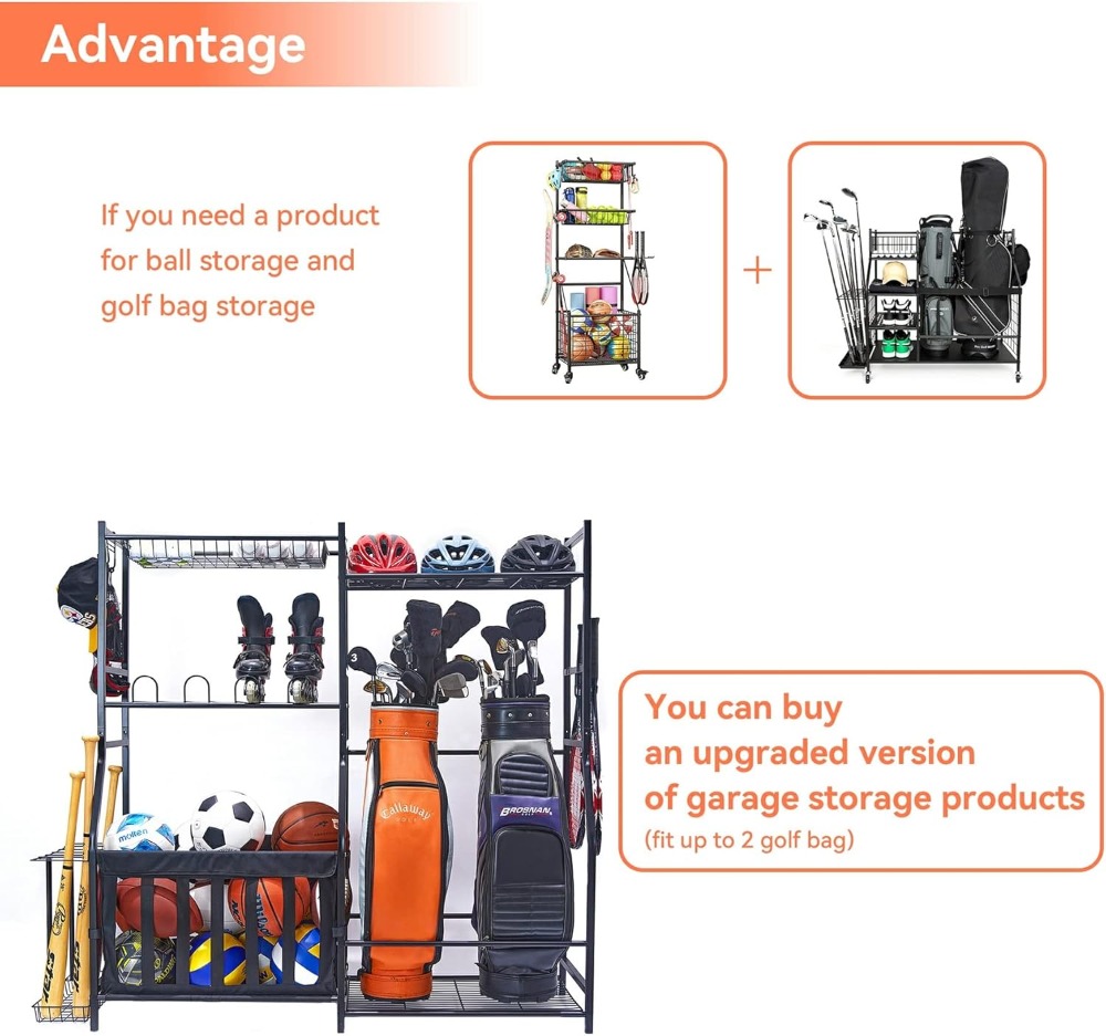 Garage Sports Equipment Organi – Golf Equipment Garage Storage Bewertung und Preis