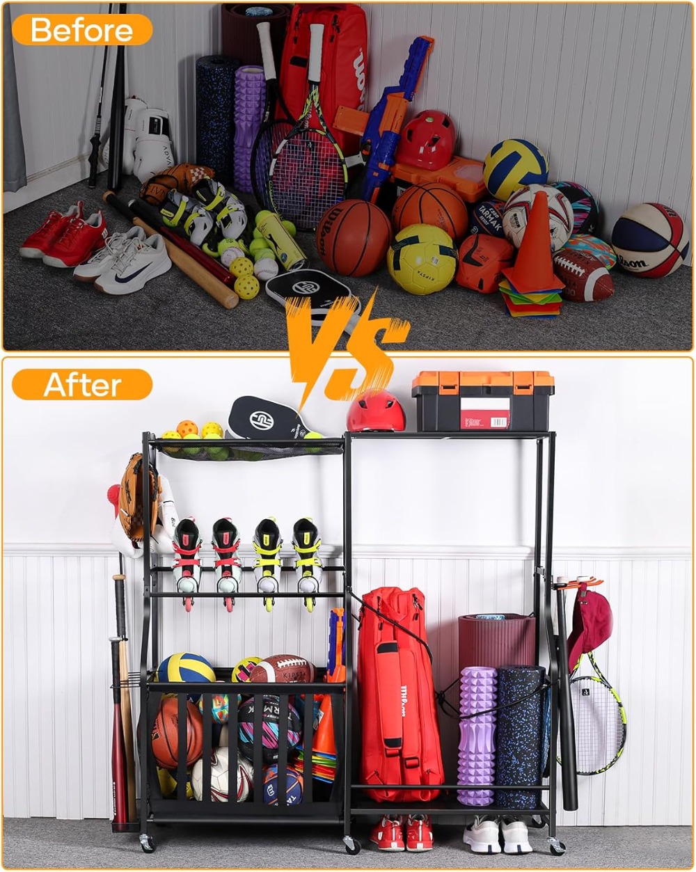 Heavy Duty Garage Sports Equip – Golf Equipment Garage Storage Bewertung und Preis