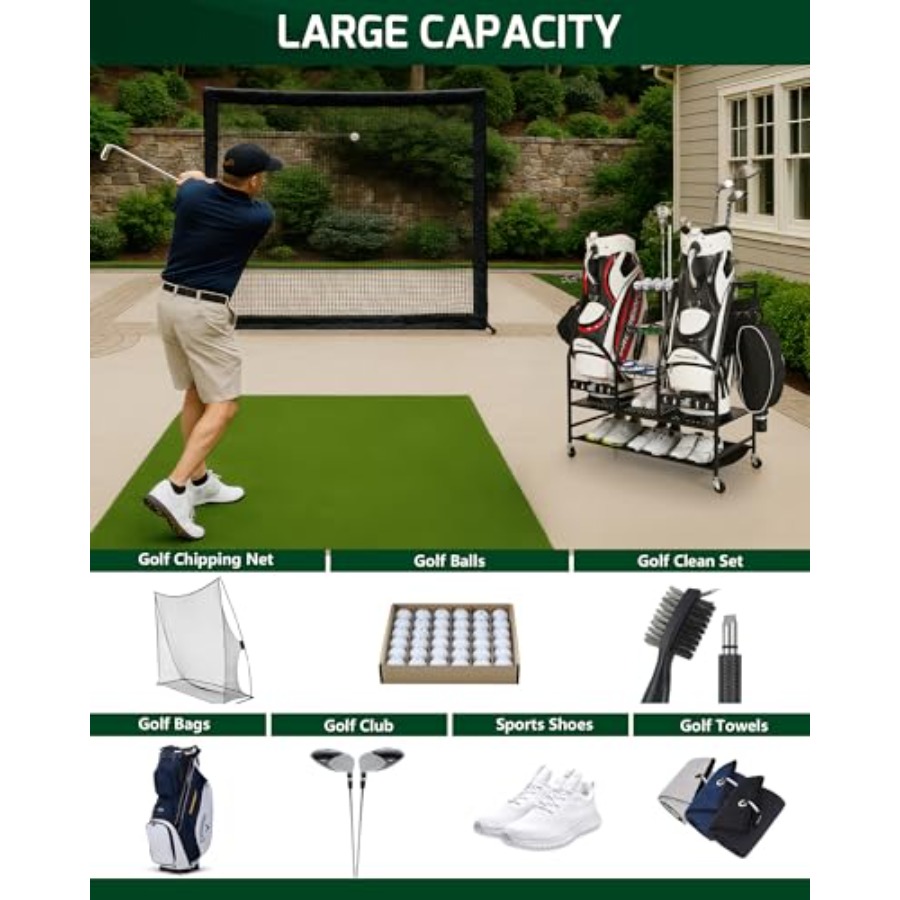 Mythinglogic Storage, Golf Bag – Golf Equipment Garage Storage Bewertung und Preis