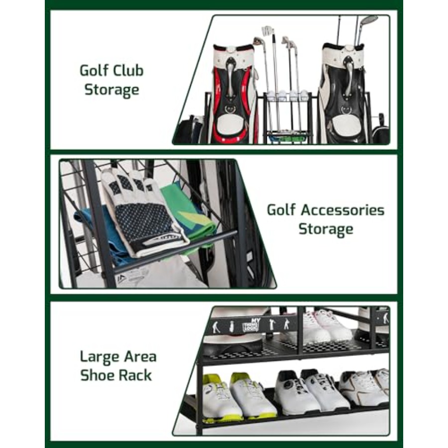 Mythinglogic Storage, Golf Bag – Golf Equipment Garage Storage Bewertung und Preis
