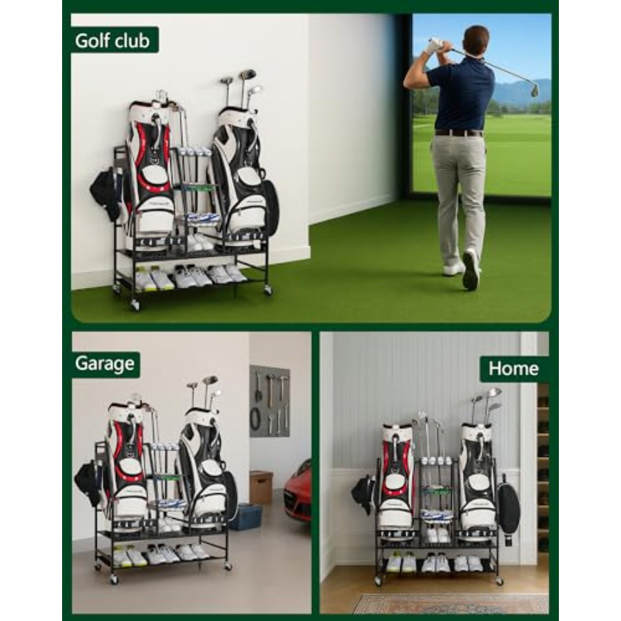 Mythinglogic Storage, Golf Bag – Golf Equipment Garage Storage Bewertung und Preis