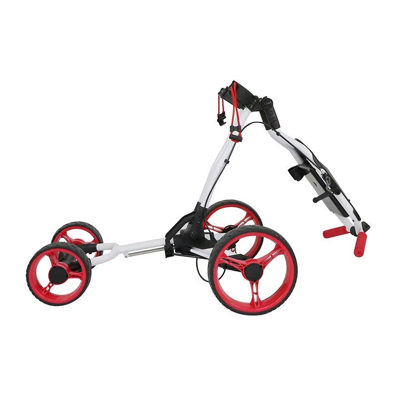 Golf Push Cart 4 Wheel Sturdy  – Pull Cart Fold Bewertung und Preis