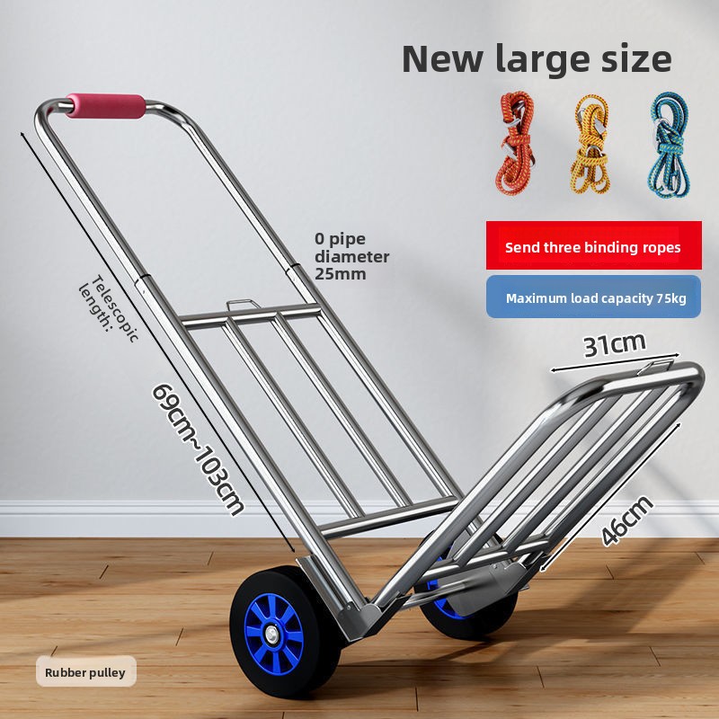 Hand-pulled Cart Folding Porta – Pull Cart Fold Bewertung und Preis