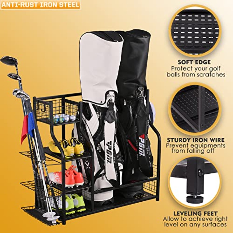 Golf Bag Garage Storage Organi – Golf Equipment Garage Storage Bewertung und Preis