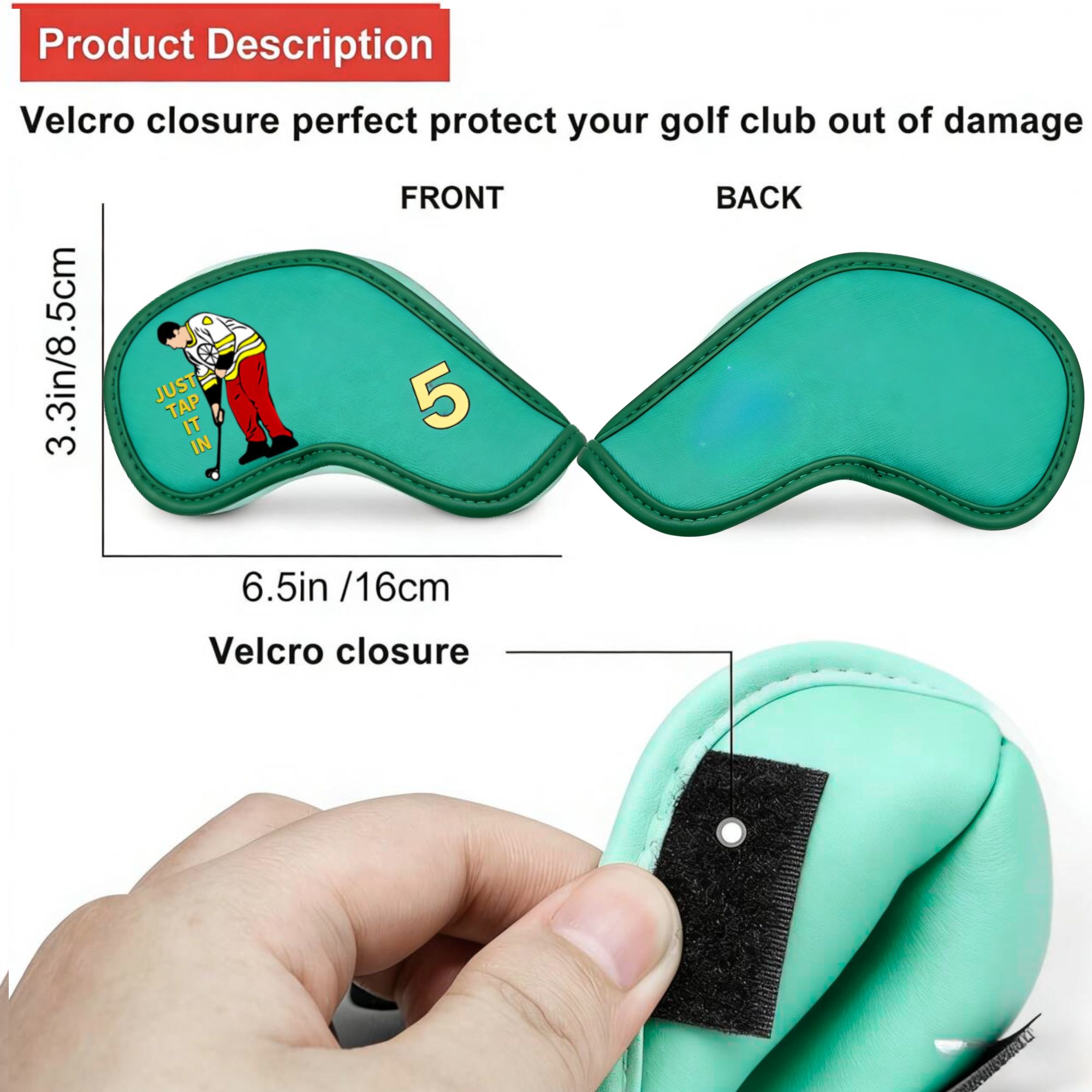 9 pcs Golf Iron Covers with Fu – Golf Equipment Suppliers Bewertung und Preis