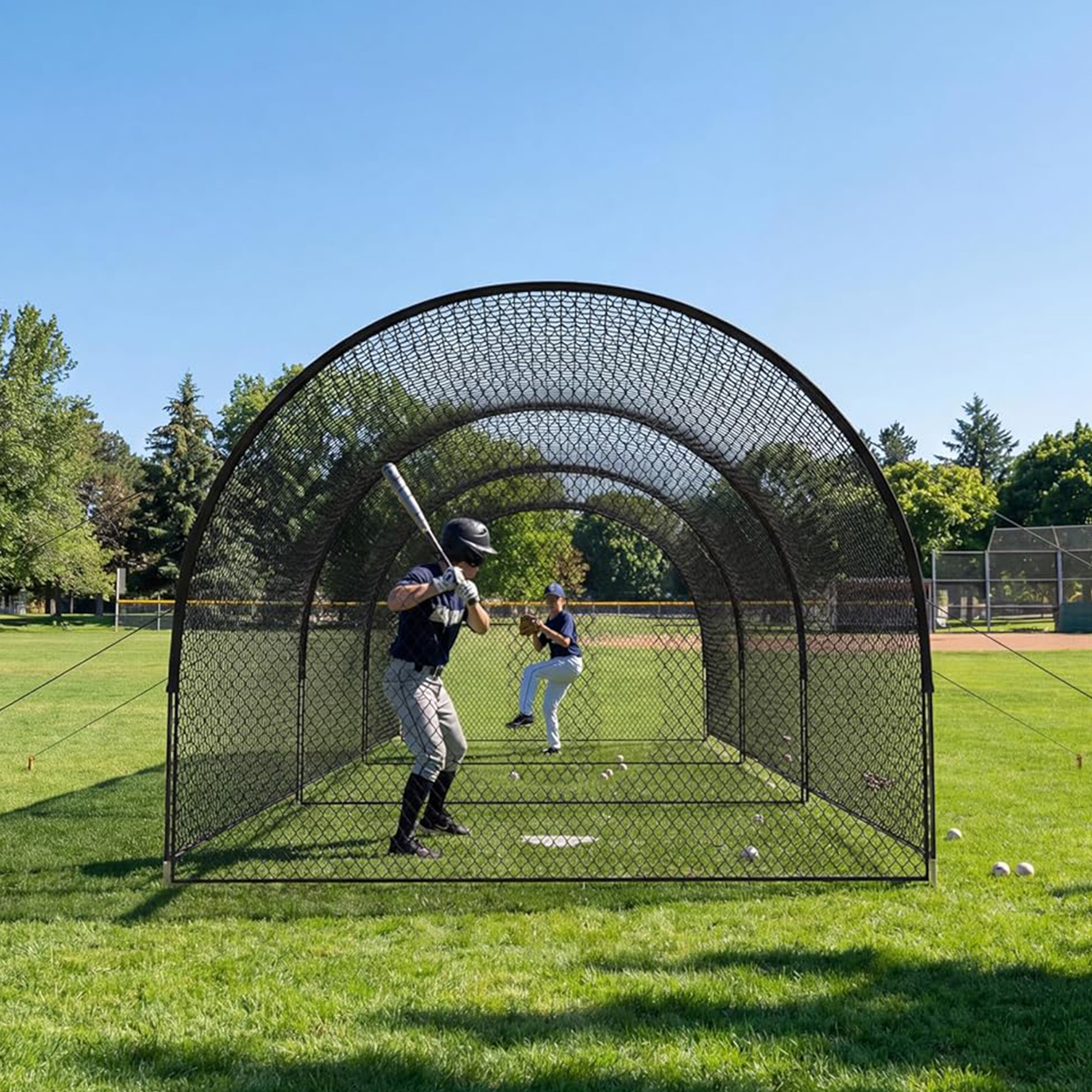 33FT/22FT Baseball Batting Cag – Practice Net Hitting Bewertung und Preis
