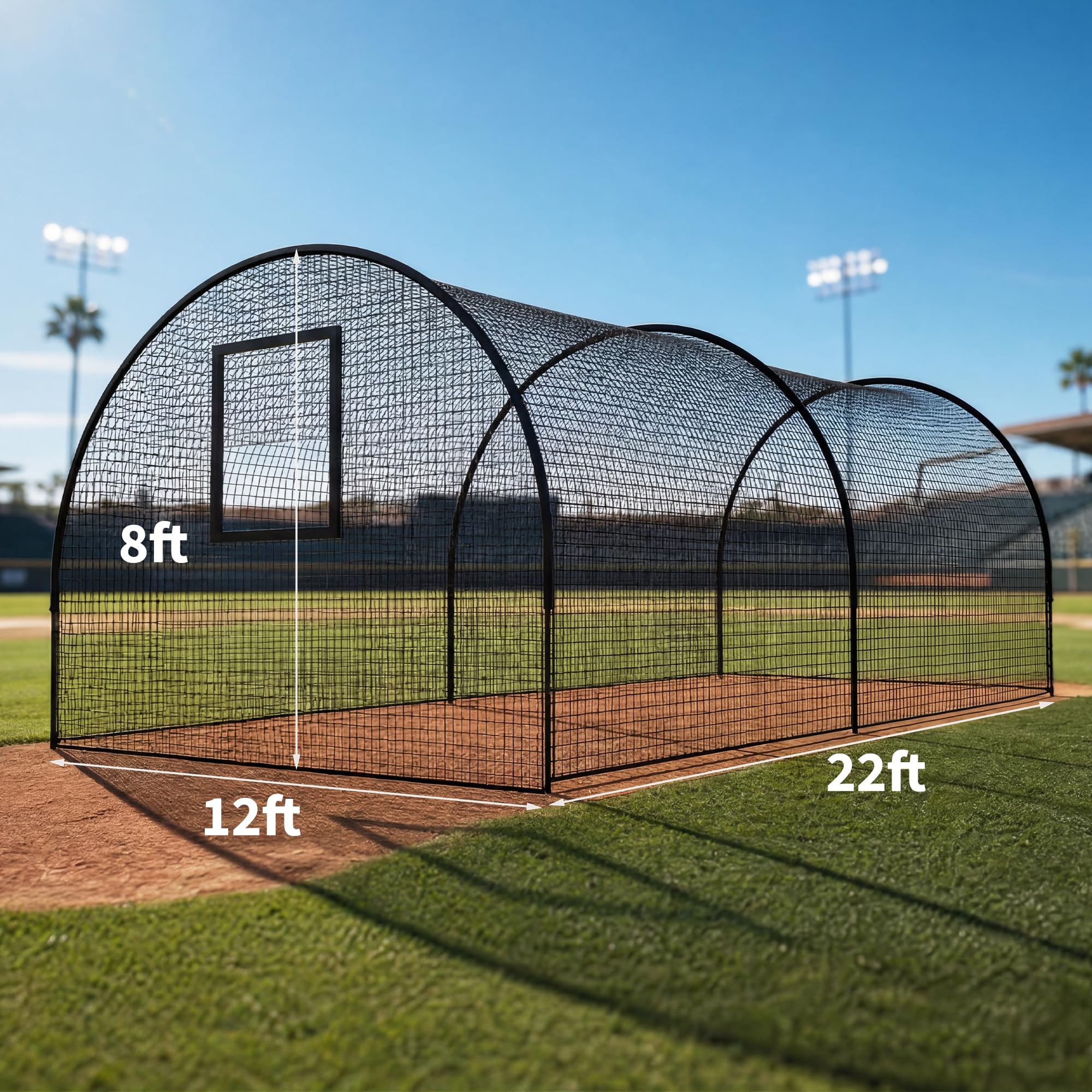 33FT/22FT Baseball Batting Cag – Practice Net Hitting Bewertung und Preis